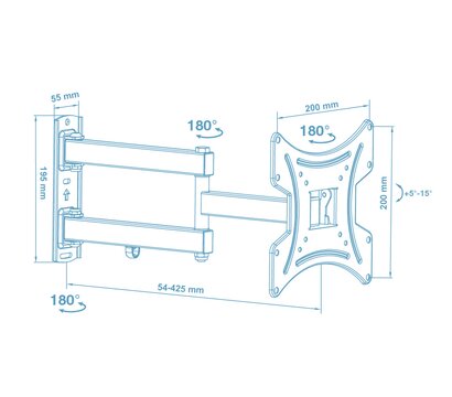 Изображение 2 Крепление телевизора на стену Walfix R-353B