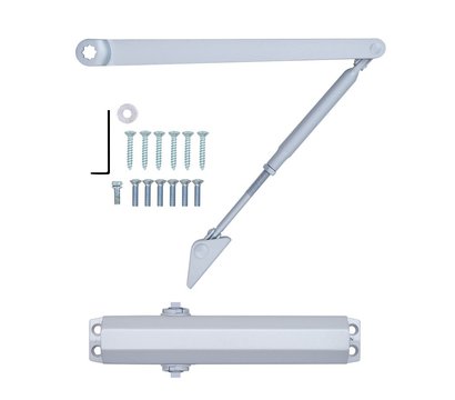 Изображение 3 Доводчик Ryobi D-2005V BC STD Silver до 1250 мм, Цвет корпуса: серебристый