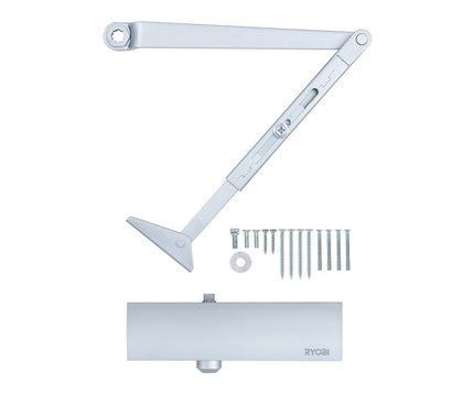 Изображение 6 Доводчик Ryobi D-1200 STD Silver коленная тяга, Цвет корпуса: серебристый