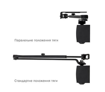 Зображення 4 Дотягувач Ryobi D-1200P(U) UNIV Black до 1100 мм, Колір корпусу: чорний