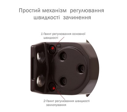 Зображення 5 Дотягувач Ryobi D-2055V BC UNIV Dark Bronze до 1250 мм, Колір корпусу: бронзовий