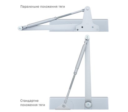 Зображення 5 Дотягувач Ryobi D-2055V BC UNIV Silver верхній, Колір корпусу: сріблястий