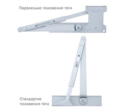 Зображення 5 Дотягувач Ryobi D-1200P(U) UNIV Silver до 1100 мм, Колір корпусу: сріблястий