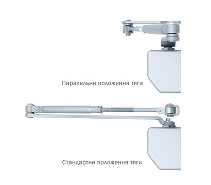 Зображення 6 Дотягувач Ryobi D-2055V BC UNIV Silver верхній, Колір корпусу: сріблястий