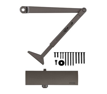 Изображение 8 Доводчик Ryobi D-1200 STD Metallic Bronze до 1100 мм, Цвет корпуса: бронзовый