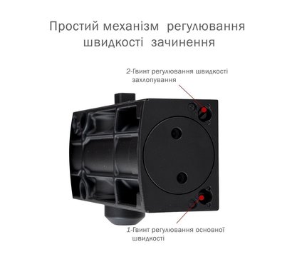Зображення 6 Дотягувач Ryobi D-1200P(U) UNIV Black до 1100 мм, Колір корпусу: чорний