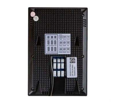 Изображение 2 Видеодомофон Seven DP–7541 Black сенсорные кнопки, Цвет корпуса: черный