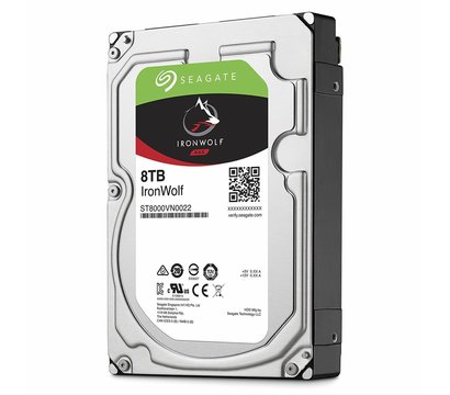 Зображення 2 HDD Seagate IronWolf NAS 8Tb 7200rpm 256MB Buffer SATA III — ST8000VN0022