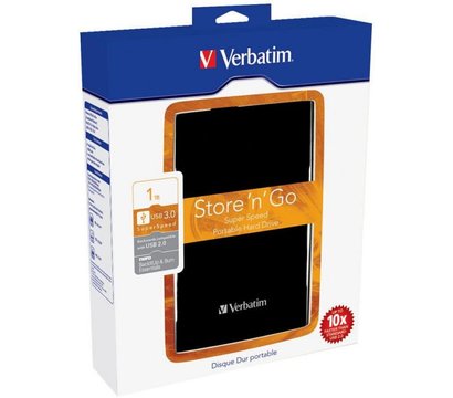 Зображення 6 Вінчестер Verbatim Store n Go 1Tb 5400rpm 2.5 USB 3.0 External Black — 53023