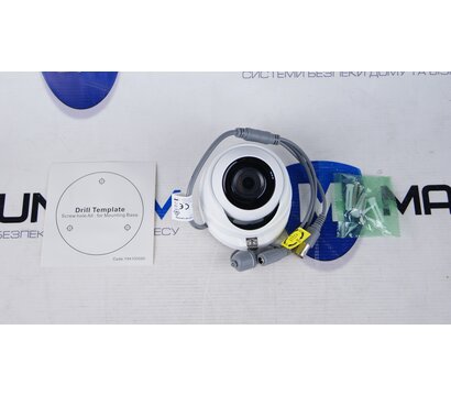 Изображение 2 Видеокамера HikVision DS-2CE56H0T-ITMF (2.8 мм) купольная, Фокусное расстояние (мм): 2.8 мм
