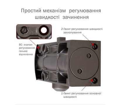 Зображення 3 Дотягувач Ryobi D-1200T BC SLD HO Bronze верхній, Колір корпусу: бронзовий