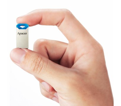 Зображення 6 USB флеш накопичувач Apacer AH111 USB 2.0 32GB Blue - AP32GAH111U-1