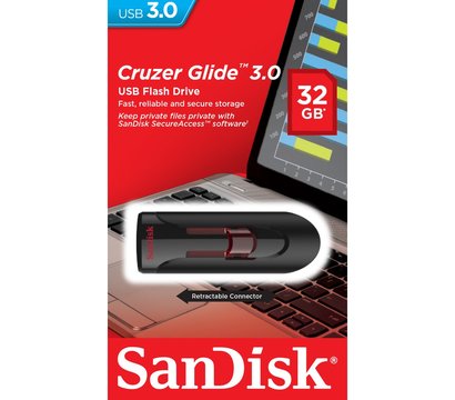Зображення 2 Накопичувач USB SanDisk Cruzer Glide 32GB USB3.0 — SDCZ600-032G-G35