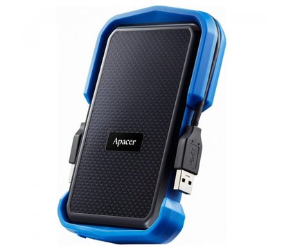 Изображение 3 Жесткий диск Apacer AC631 2TB 5400rpm USB 3.1 External Black/Blue — AP2TBAC631U-1