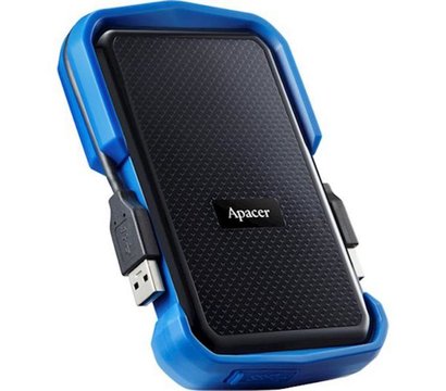 Зображення 4 Вінчестер Apacer AC631 1TB 5400rpm USB 3.1 External Black/Blue — AP1TBAC631U-1