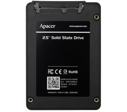 Зображення 2 Накопичувач SSD Apacer AS340 120GB 2.5 SATA III TLC — AP120GAS340G-1