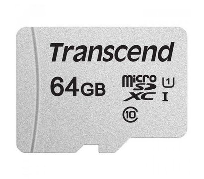 Изображение 2 Карта памяти Transcend 300S UHS-I microSDXC 64GB Class 10 - TS64GUSD300S-A, Объем памяти: 64 Гб
