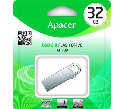 Изображение 2 Накопитель USB Apacer AH13A USB 2.0 32GB Silver - AP32GAH13AS-1
