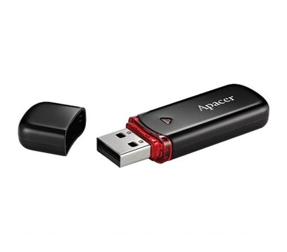 Изображение 2 Накопитель USB Apacer AH333 USB 2.0 64Gb Black - AP64GAH333B-1
