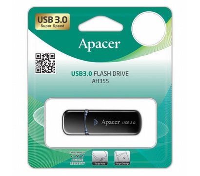 Изображение 4 Накопитель USB Apacer AH355 64Gb USB 3.0 Black - AP64GAH355B-1