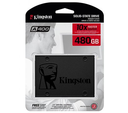 Изображение 5 Накопитель SSD Kingston Now A400 480GB 2.5 SATA III TLC — SA400S37/480G, Емкость накопителя: 480 ГБ