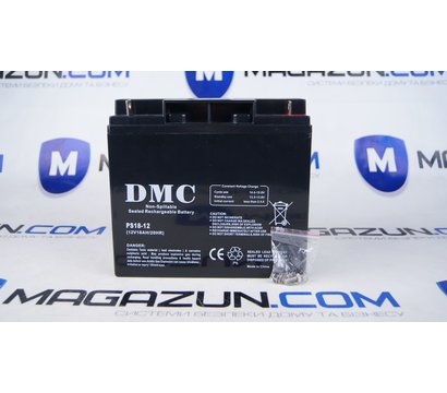 Изображение 2 Свинцово-кислотный аккумулятор DMC 12В, 18 Ач, Емкость (Ач): 18 Ач
