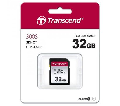 Зображення 2 Карта пам`яті Transcend 300S UHS-I SDHC 32GB Class 10 - TS32GSDC300S, Обсяг пам`яті: 48 Гб