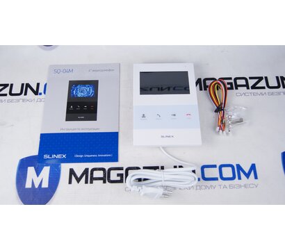 Зображення 2 Відеодомофон Slinex SQ-04M White сенсорні кнопки, Колір корпусу: білий