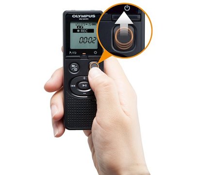 Изображение 4 Диктофон Olympus VN-541PC E1 4GB Black — V405281BE000 WMA