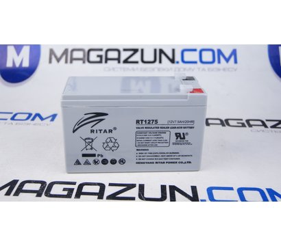Зображення 3 Свинцево-кислотний акумулятор Ritar RT1275
