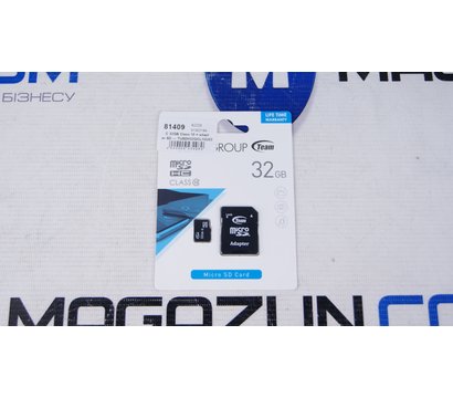 Изображение 3 Карта памяти Team MicroSDHC 32GB Class 10 + adapter SD — TUSDH32GCL10U03