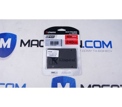 Изображение 6 SSD диск Kingston Now A400 240GB 2.5 SATA III TLC — SA400S37/240G, Емкость накопителя: 240 ГБ
