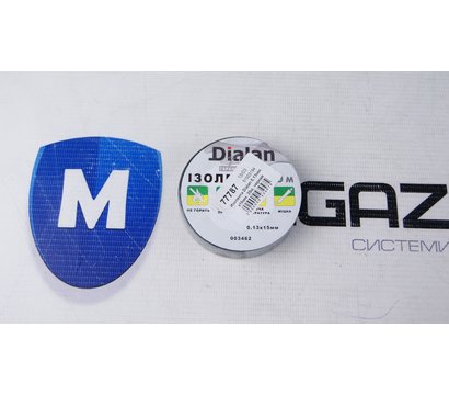 Зображення 2 Ізолента Dialan 0,13мм.х15мм. 20м, black