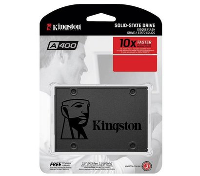 Изображение 4 Накопитель SSD Kingston Now A400 960GB 2.5 SATA III TLC — SA400S37/960G, Емкость накопителя: 960 ГБ