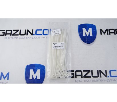 Изображение 2 Стяжки Atcom, 2,5х200мм. white, 100 шт.