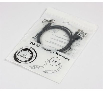 Зображення 2 Кабель Cablexpert USB2.0 BM/Lightning 1м — CC-USB2-AMLM-1M
