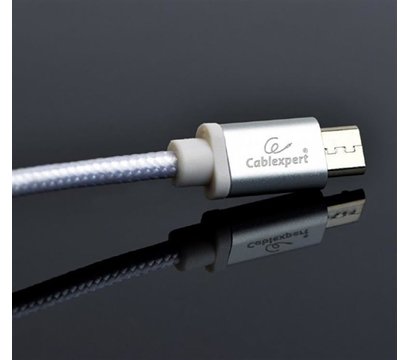 Зображення 2 Кабель Cablexpert USB 2.0 - Micro B, 1.8м, Silver — CCB-mUSB2B-AMBM-6-S