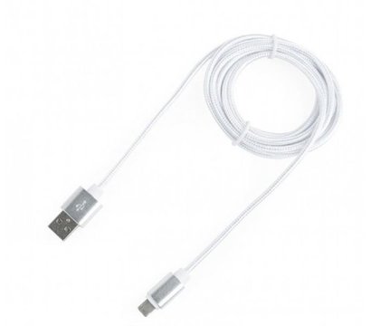 Зображення 2 Кабель Cablexpert USB2.0 - Lightning+MicroUSB, 1.8 м, Grey — CCB-USB2AM-mU8P-6