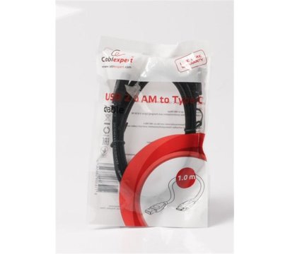 Изображение 2 Кабель Cablexpert USB 2.0 type A - USB type C, 1м — CCP-USB2-AMCM-1M
