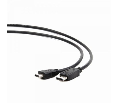Зображення 2 Кабель мультимедійний Cablexpert DisplayPort-HDMI, M/M, 3м, Black — CC-DP-HDMI-3M