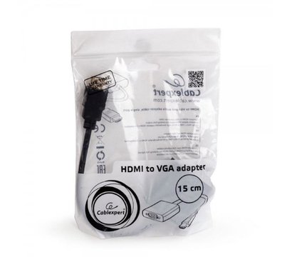 Зображення 2 Адаптер Cablexpert HDMI - VGA, 3.5 mm аудио  0.15м — A-HDMI-VGA-03