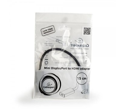 Зображення 2 Адаптер Cablexpert MiniDisplayPort-HDMI 0.15м — A-mDPM-HDMIF-02