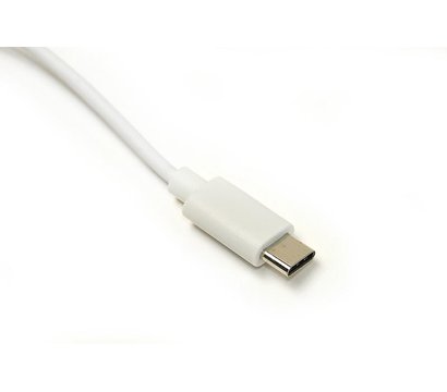 Изображение 2 Адаптер PowerPlant USB Type-C-RJ45 0.12м White — DV00DV4067