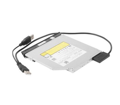Зображення 4 Адаптер Cablexpert USB 2.0 - Slim SATA 0.5 м — A-USATA-01