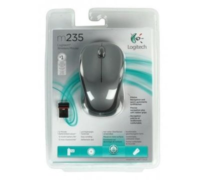 Изображение 4 Мышь Logitech M235 USB Grey — 910-002201