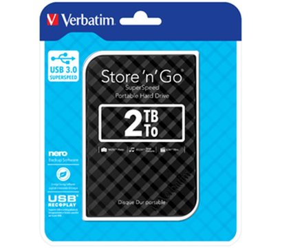 Зображення 4 Жорсткий диск Verbatim Store n Go 2Tb 5400rpm 2.5 USB 3.0 External Black — 53195