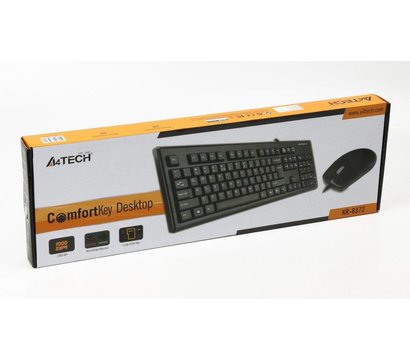 Зображення 4 Комплект мишка + клавіатура A4Tech KR-8372 USB Black