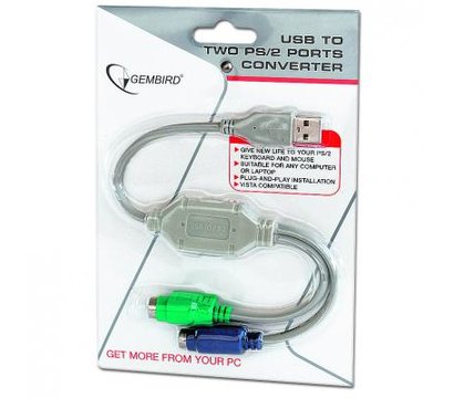 Изображение 2 Контроллер для ПК USB-2xPS/2, Cablexpert UAPS12