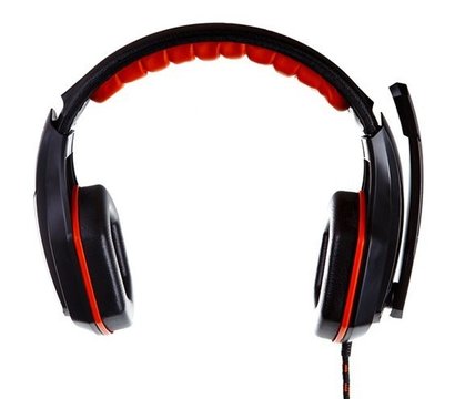 Изображение 2 Наушники Gemix W-330 Pro Gaming Black/Orange поворотная