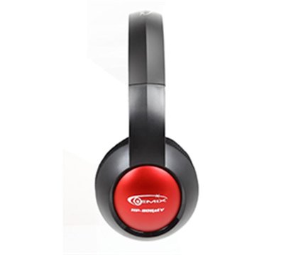 Изображение 2 Наушники Gemix HP-808MV Black/Red поворотная
